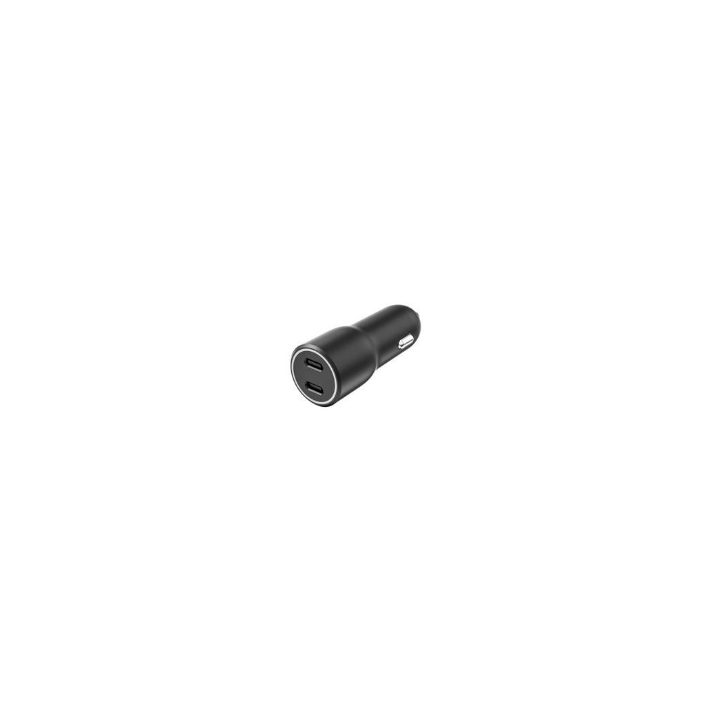 TB 2x USB-C Autós töltő - Fekete (45W) (ASTBXLU2C40WPDB)