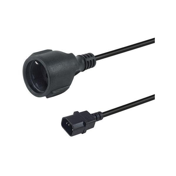 Equip 112106 electriciteitssnoer Zwart 0,25 m IEC C14 CEE7/3