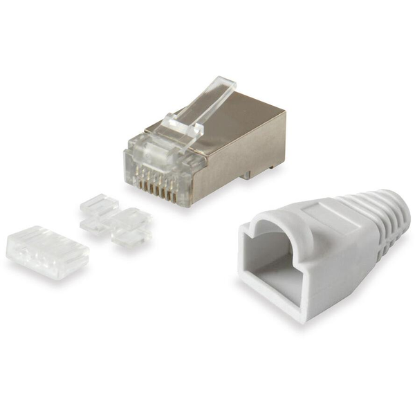 Equip 121181 конектор за кабели RJ45 Сребърен