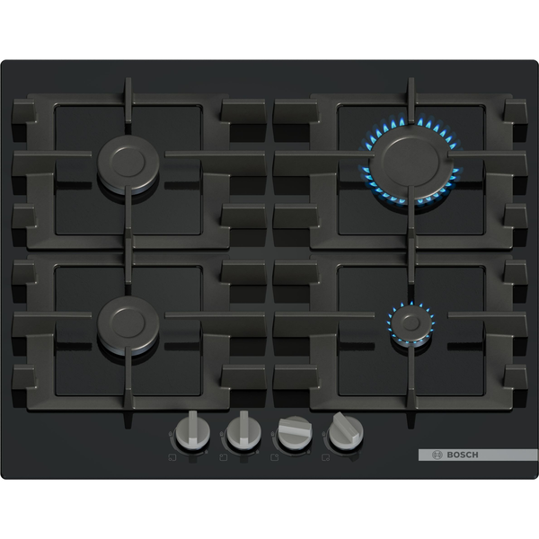 Bosch Serie 4 PNP6B6K40 kogeplade Sort Indbygget 59 cm Gaskomfur 4 zone(s)