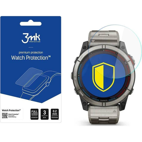 Hybridní Sklo 3MK Garmin Quatix 7X