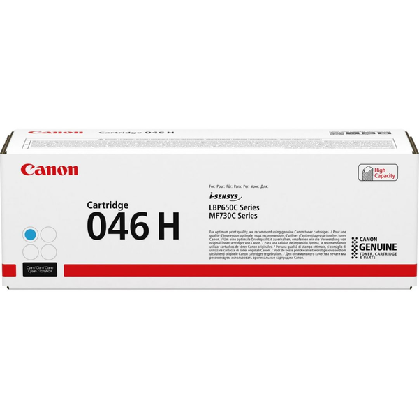Canon 046 H tonerpatron 1 stk Original Blå