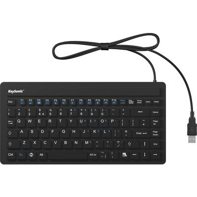 KeySonic KSK-3230IN tastatur Universel USB QWERTY UK engelsk Sort