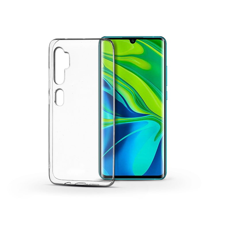 Haffner Soft Clear Xiaomi Mi Note 10/Note 10 Pro Szilikon Hátlap - Átlátszó (PT-5405)