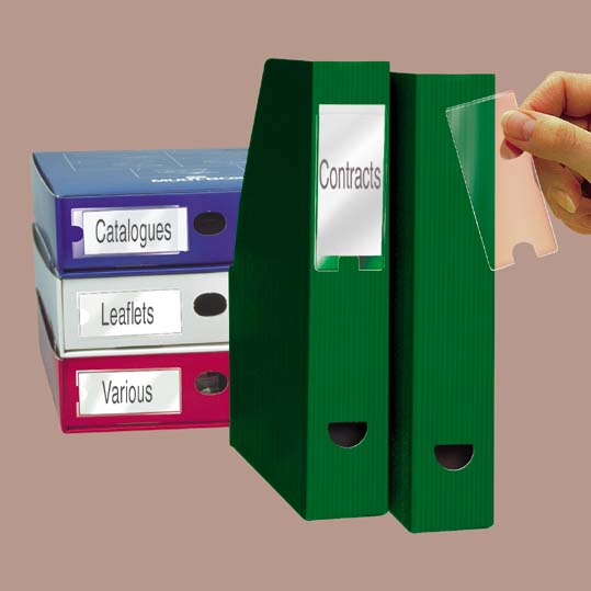 3L 25x102 mm öntapadó címketartó zseb (12 db) (3L10315)