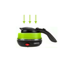 Туристическа ел. кана - сгъваема Camry CR 1265, 0.5 литра, Силиконова, 750W, Зелен/Черен