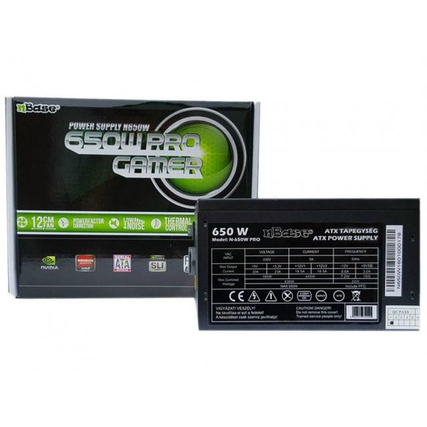 Sursa PC, nBase, N650-Pro Gamer, 650W