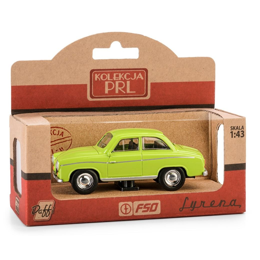 Daffy Prl Syrena 104 Zöld autó fém és műanyag modell (1:43) (K-574)