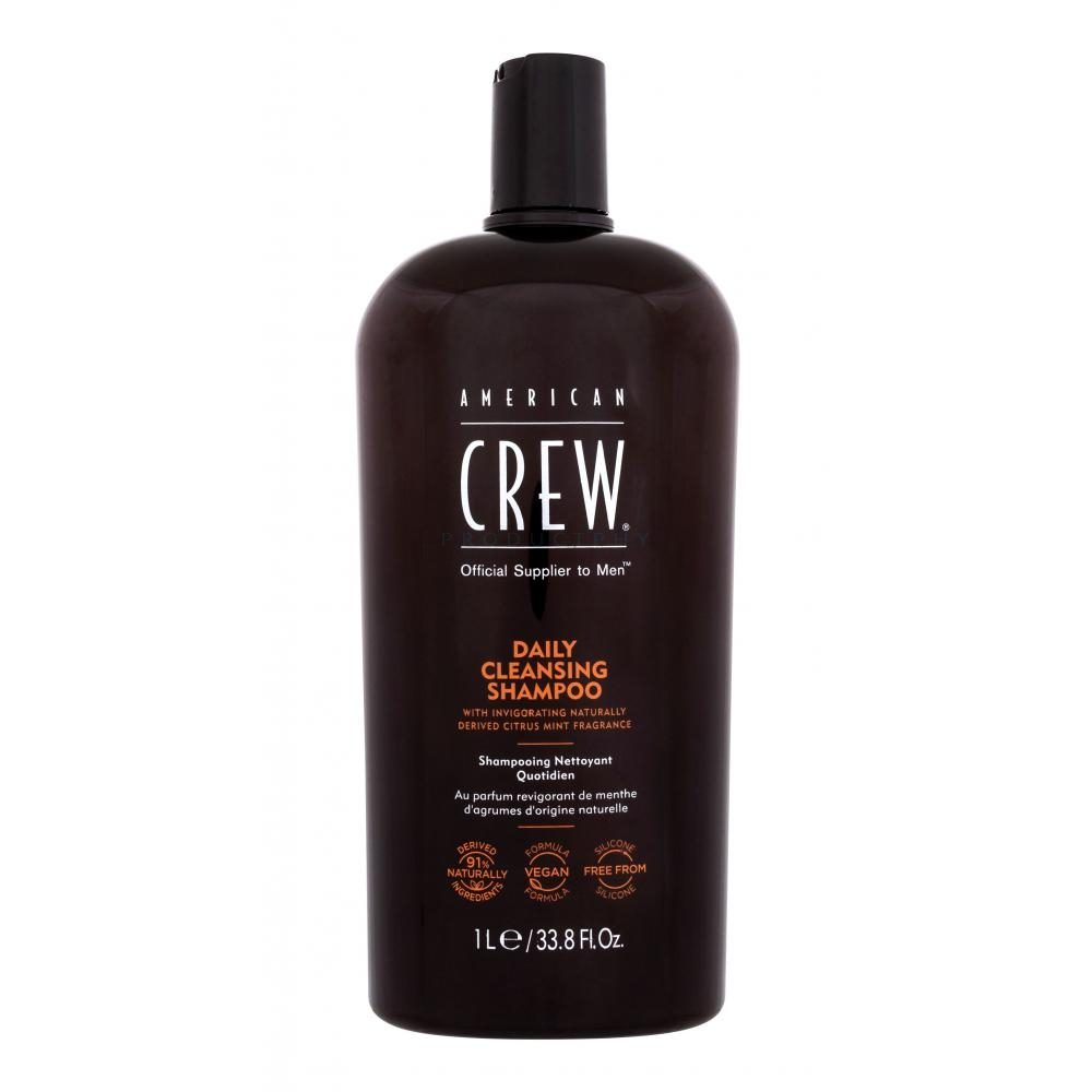 American Crew Daily Cleansing Shampoo tisztító sampon mindennapi használatra, 1000 ml (738678001004)