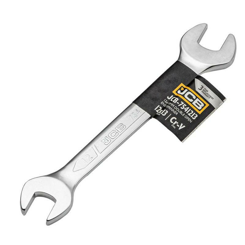 VILLÁSKULCS KÉTOLDALAS ACÉL CRV ACÉL KRÓMOZOTT ERŐS 12-13MM (JCB-7541213)