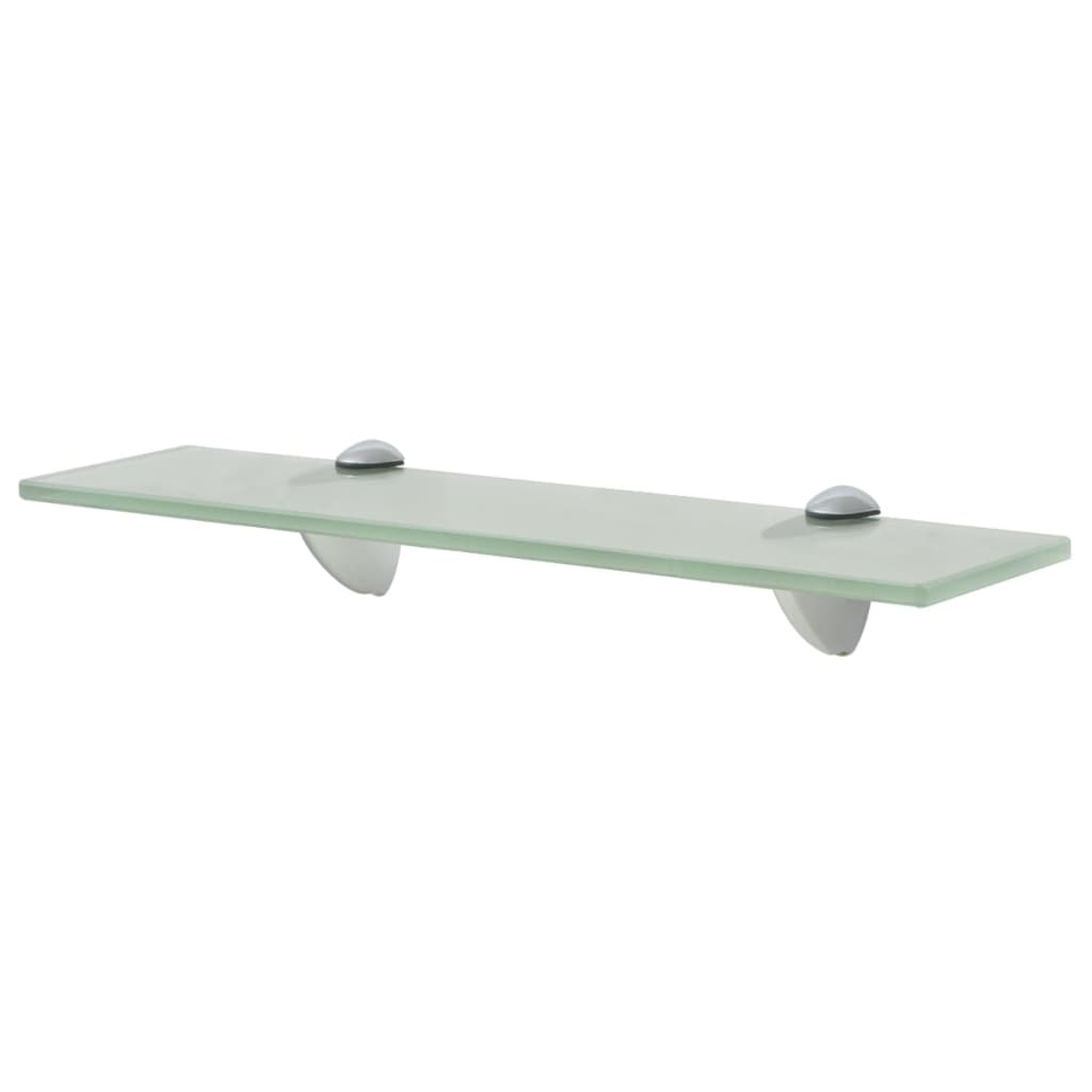 2 db lebegő üvegpolc 40 x 10 cm 8 mm (3051511)
