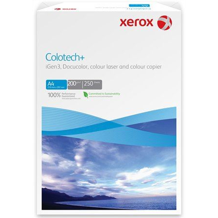 Копирна хартия Xerox Colotech, A4, 200g/mp, 250 листа/пакет