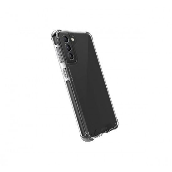 Uniq Combat Aramid Samsung Galaxy S22+ tok, karbon fekete (UNIQ-GS22PHYB-COMBLK) (UNIQ-GS22PHYB-COMBLK)