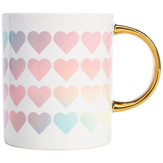 Paris Hilton, 450 ml, szivárványos szív minta (4008033585484)