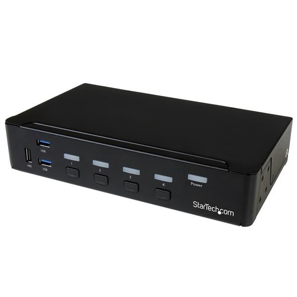 StarTech.com SV431DPU3A2 KVM Switch Stativ-montering Sort