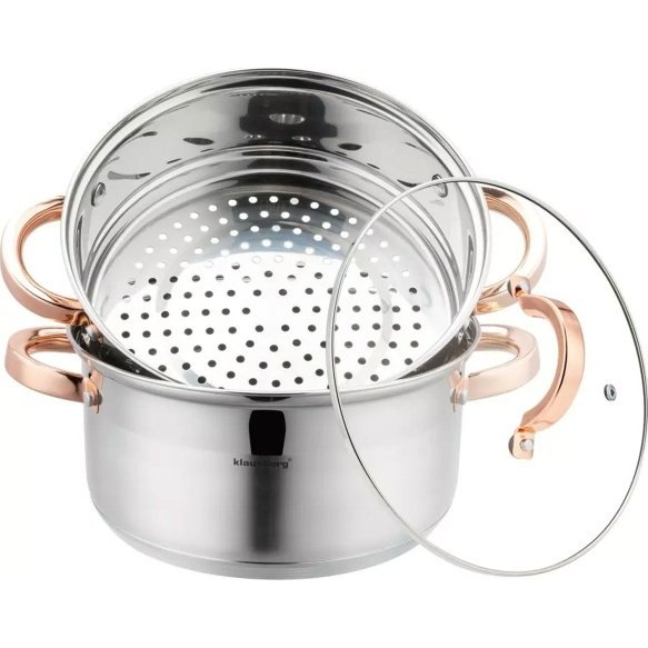 Klausberg GARNEK NA PARĘ KLAUSBERG 3 ELEM. 22cm KB-7731 ROSE GOLD