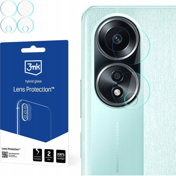 HYBRIDNÍ SKLO NA FOTOAPARÁT 3MK PRO OPPO A58 4G, 4 KUSY