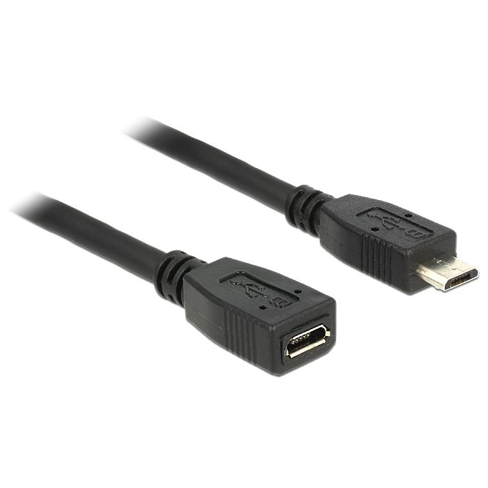Delock 83248 USB micro-B apa > micro-B anya hosszabbító kábel 1m (83248)