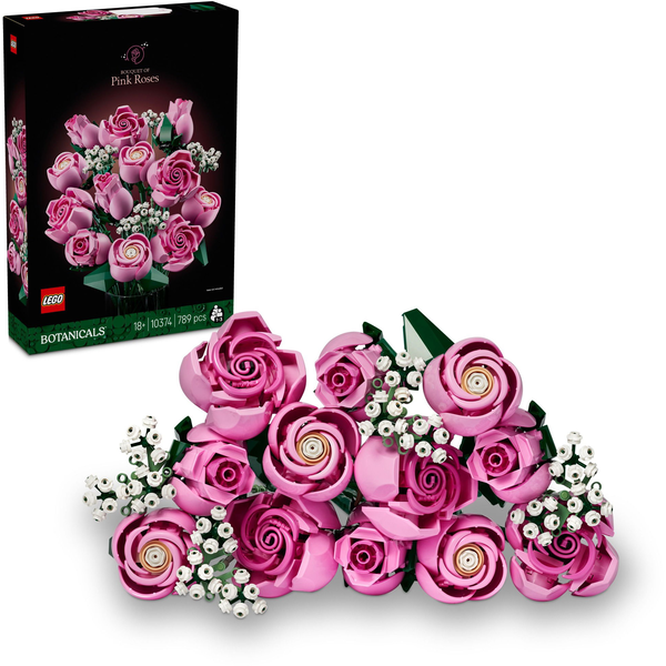 LEGO® Botanicals Rózsaszín rózsacsokor 10374