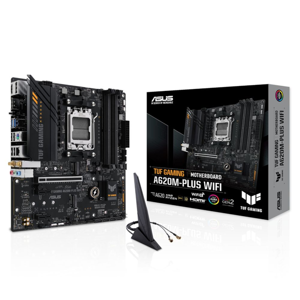ASUS TUF GAMING A620M-PLUS WIFI AMD A620 Socket AM5 Micro ATX