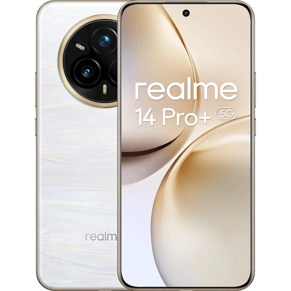 Realme 14 Pro Plus 12/512GB 5G Dual SIM Android Okostelefon - Fehér