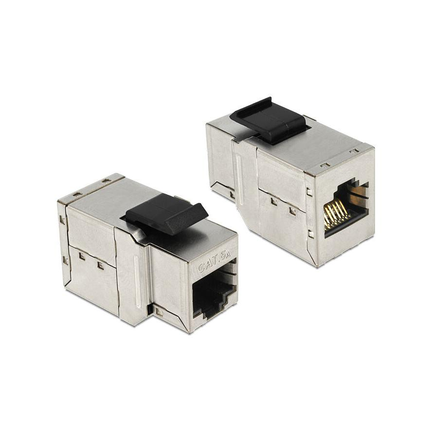 Delock 86166 RJ45 anya > RJ45 anya Cat.6 Keystone modul adapter (86166)