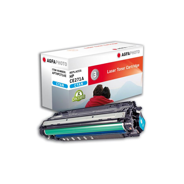 AgfaPhoto APTHP271AE Toner cyan CE271A de schimb