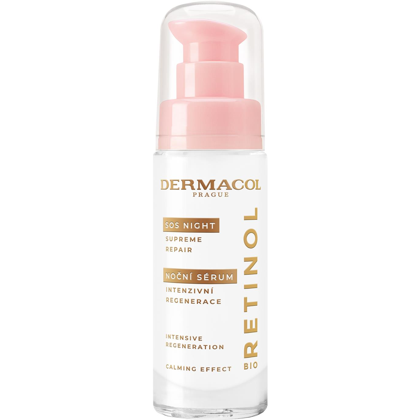 DERMACOL Bio Retinol regeneráló éjszakai szérum, 30 ml (8595003135559)