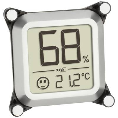TFA Dostmann Humidore Hőmérséklet- és légnedvesség mérő Ezüst (30.5056.54) (30.5056.54)