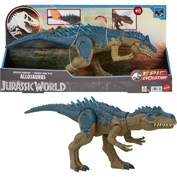 Mattel Jurský svět Ruthless Rampage Allosaurus HRX51 Postava