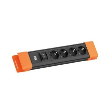 Bachmann BM005919 Elosztó kapcsolóval Fekete, Narancs Védőérintkezős 1 db (BM005919)