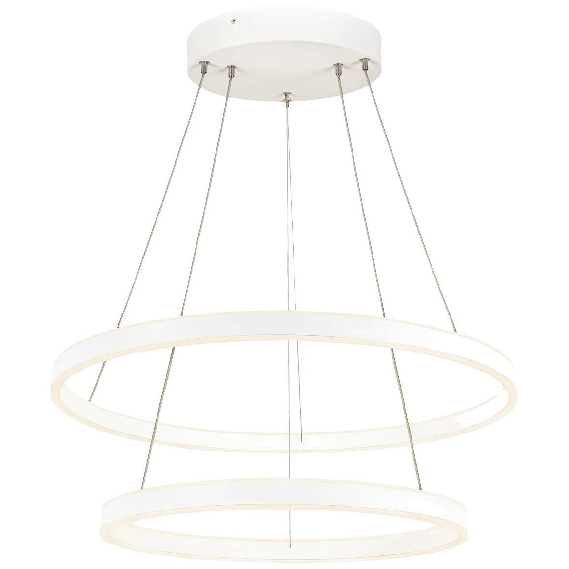 SLV ONE DOUBLE LED-es függőlámpa Fixen beépített 49W Fehér (1004768) (SLV1004768)