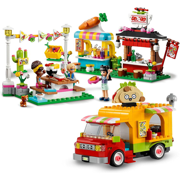 LEGO® Friends - Уличен пазар за храна 41701, 592 части
