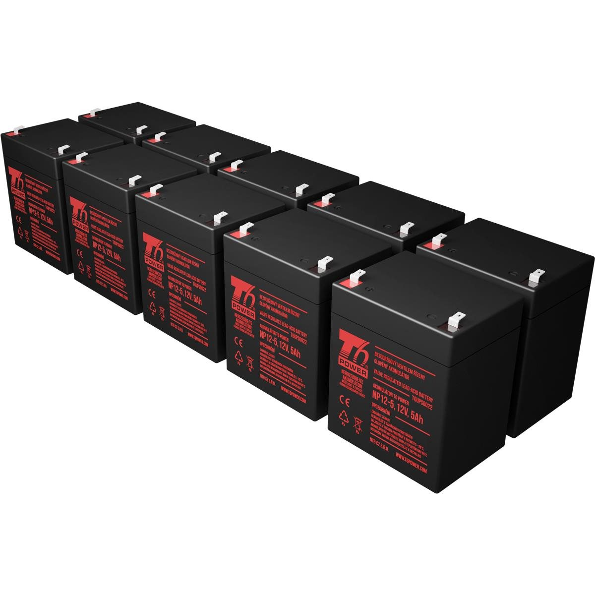 Battery set T6 Power for APC Smart-UPS SMX3000HVNC, VRLA, 12 V (T6APC0005_v126774)
