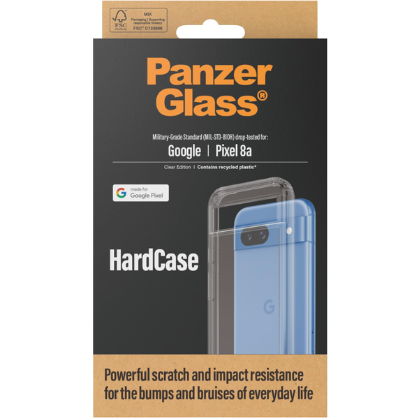 PanzerGlass R HardCase Google Pixel 8a кейс за мобилен телефон Калъф Прозрачен