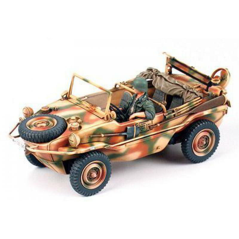 Tamiya Schwimmwagen Type 166 kétéltű jármű műanyag modell (1:35) (MT-35224)