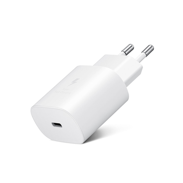 Originální síťová nabíječka Samsung 25W EP-TA800EWE USB-C - bílá