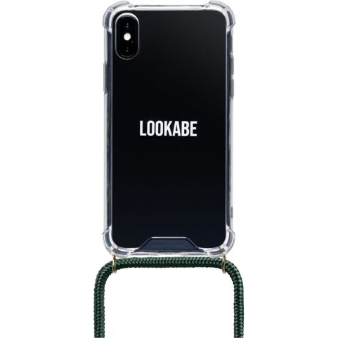 Lookabe Necklace iPhone X/Xs gold green loo013