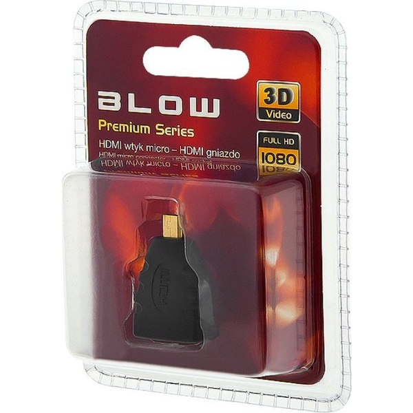 Adapter AV Blow ADAPTER PRZEJŚCIE GNIAZDO HDMI WTYK MICRO HDMI