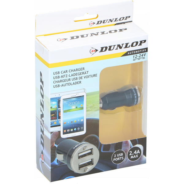 Dunlop , Szivargyújtós Töltő 2xUsb, 12/24V (33131597)