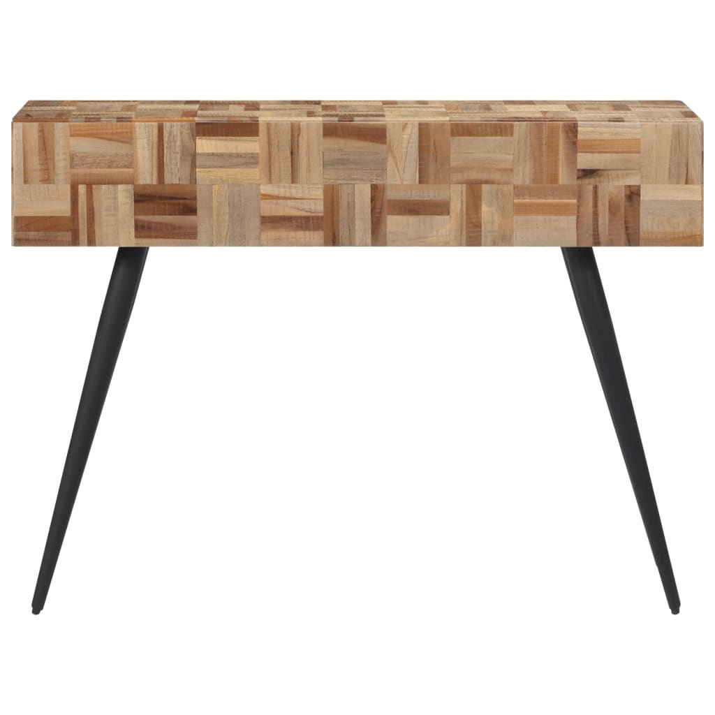 tömör újrahasznosított tíkfa tálalóasztal 110 x 34 x 80 cm (358520)