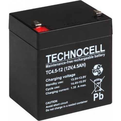 Technocell Akumulator AGM TECHNOCELL serii TC 12V 4,5Ah