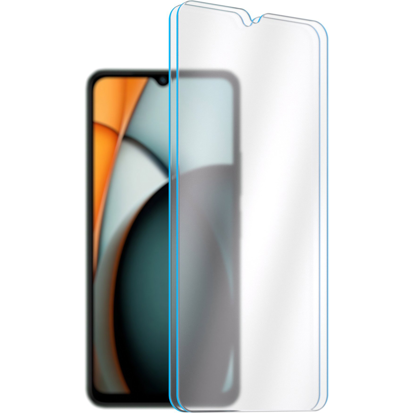 AlzaGuard Case Friendly Glass Xiaomi Redmi A3 2.5D üvegfólia - 2db (AGD-TGF257P2)