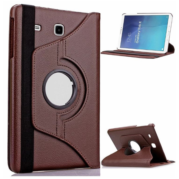 Samsung Galaxy Tab A 10.1 (2016) SM-T580 / T585, папка, въртяща се (360°), кафява (46984)