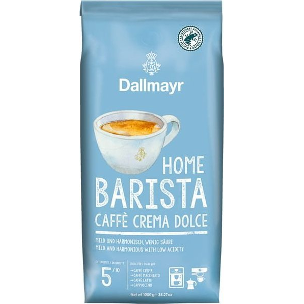 Dallmayr Home Barista Caffé Crema Dolce 1000 g szemes kávé (DALMEX1KG)