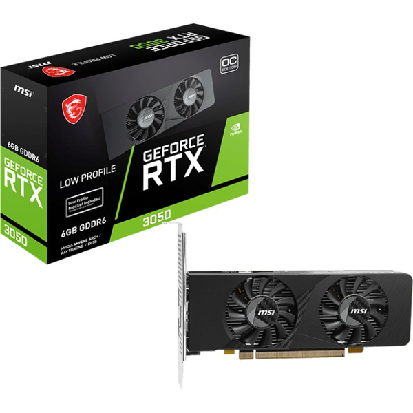 MSI GEFORCE RTX 3050 LP E 6G OC tarjeta gráfica NVIDIA 6 GB GDDR6