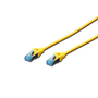 Digitus CAT5e SF-UTP Patch Cable 5m Yellow, 149619, Мрежови кабели