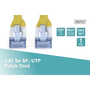 Digitus CAT5e SF-UTP Patch Cable 5m Yellow, 149619, Мрежови кабели