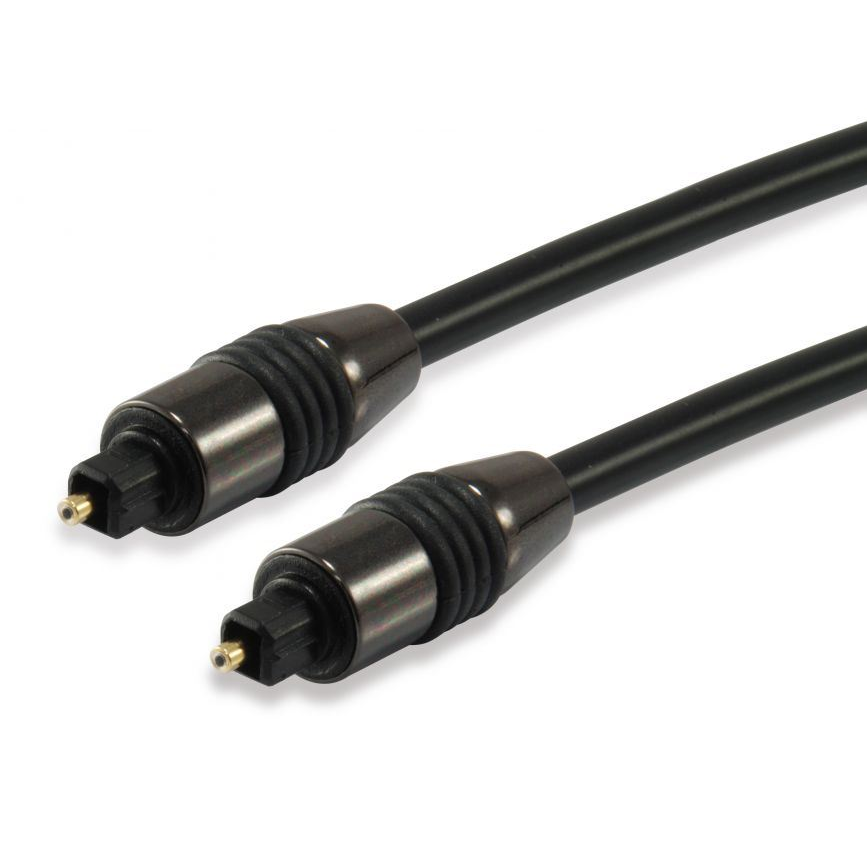 Equip Toslink optikai SPDIF kábel fekete 3m (147922) (e147922)