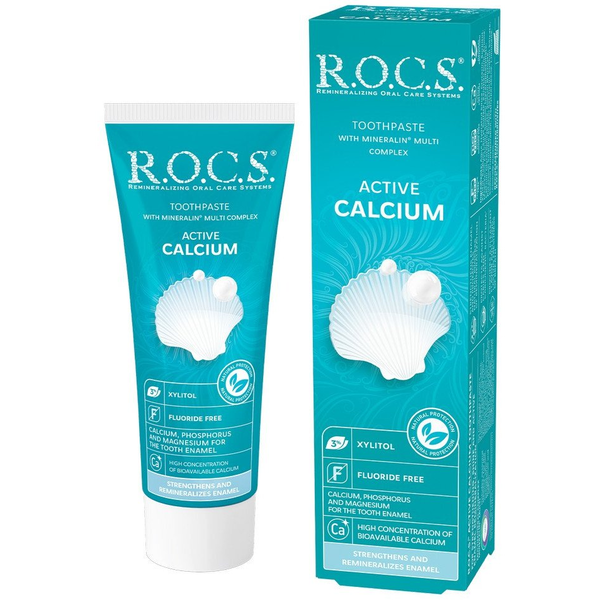 ROCS PASTA DO ZĘBÓW ACTIVE CALCIUM 75ml